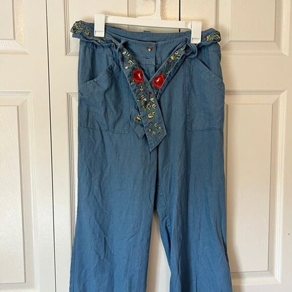 Vintage/Boho Embroidered Jeans - Picture 1 of 3
